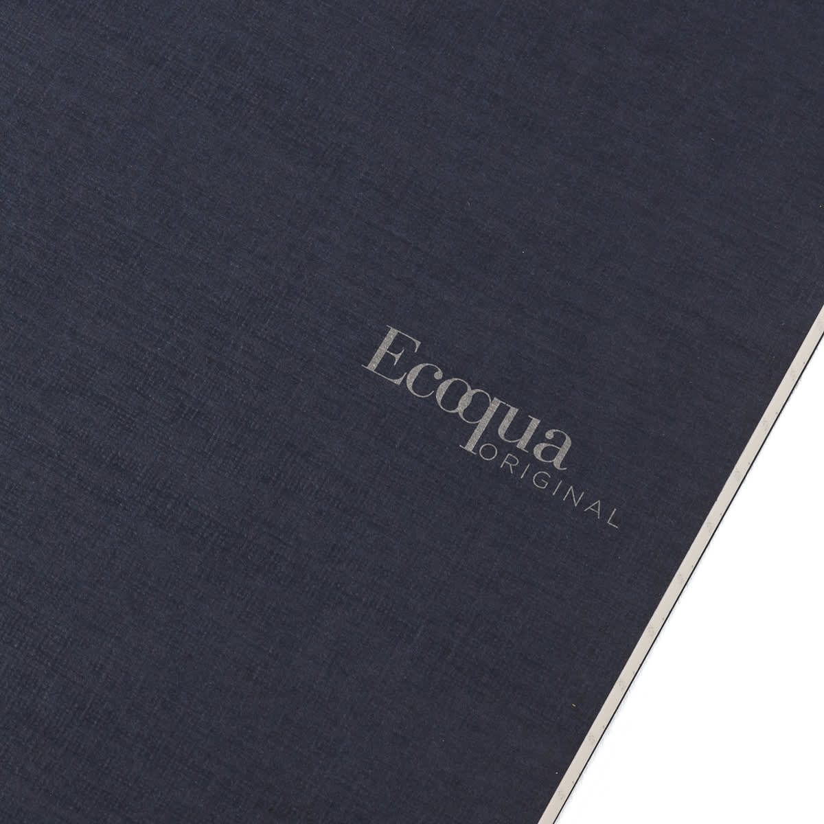Fabriano Ecoqua Original Staple-Bound Notebook, 5.8 in x 8.3 in, A5, Graph, 40 Sheets, Navy