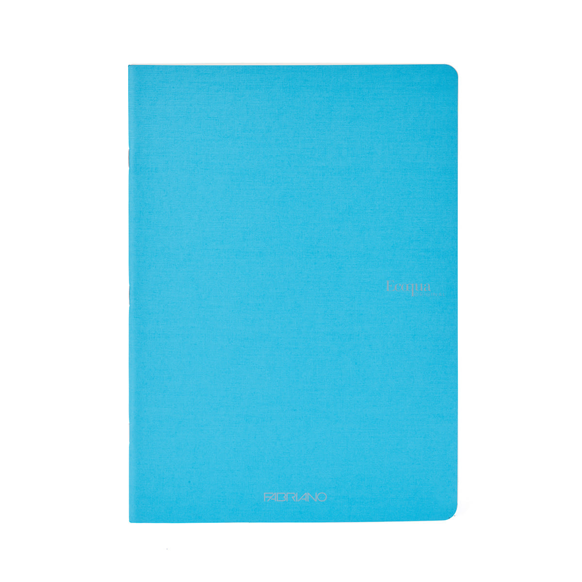 Fabriano Ecoqua Original Staple-Bound Notebook, 5.8 in x 8.3 in, A5, Graph, 40 Sheets, Turquoise