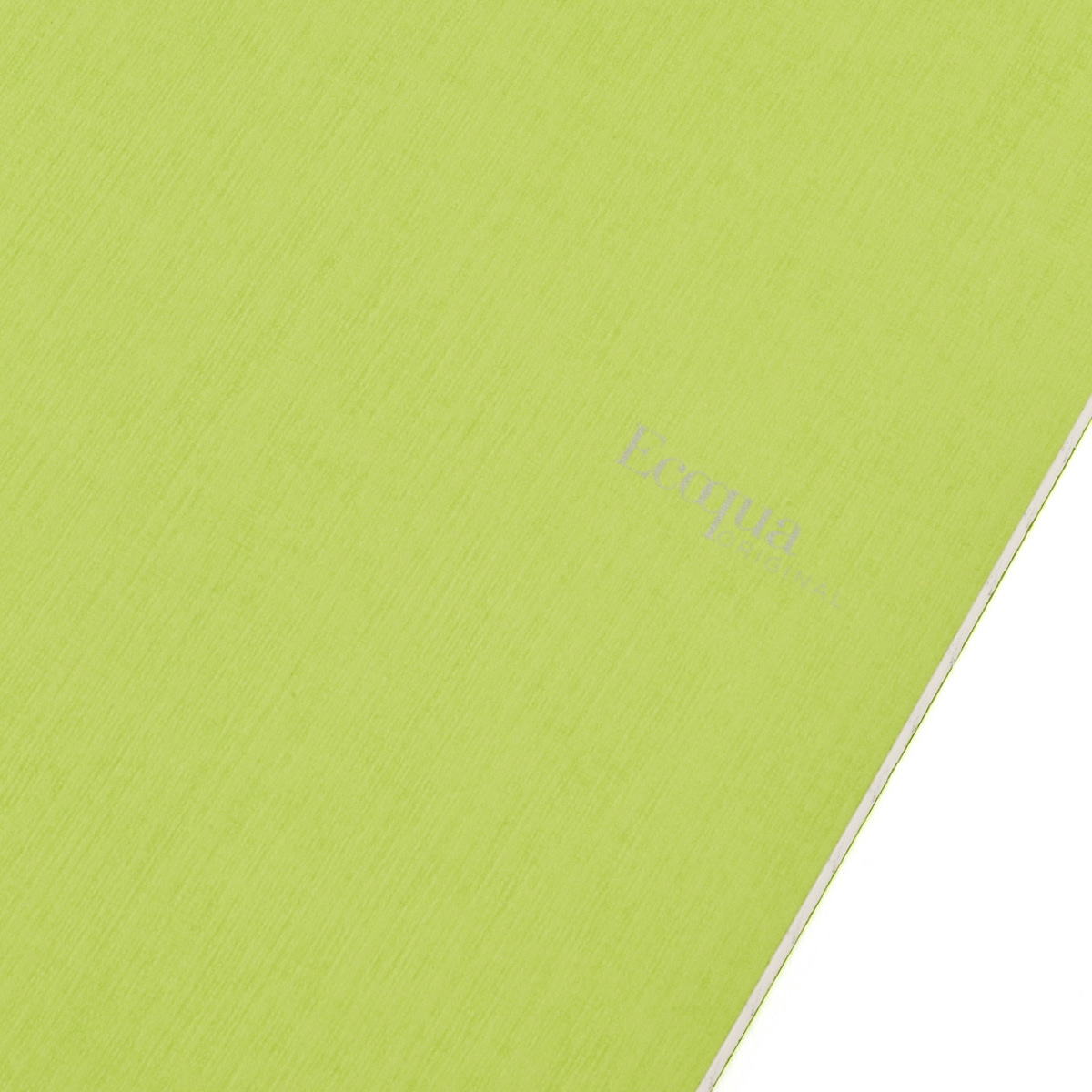 Fabriano EcoQua Original Staple-Bound Notebook, 8.3 in x 11.7 in, A4, Dotted, 40 Sheets, Lime