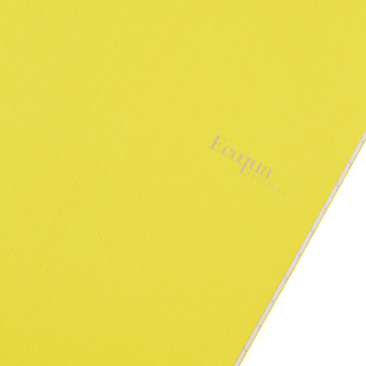 Fabriano EcoQua Original Staple-Bound Notebook, 8.3 in x 11.7 in, A4, Dotted, 40 Sheets, Yellow