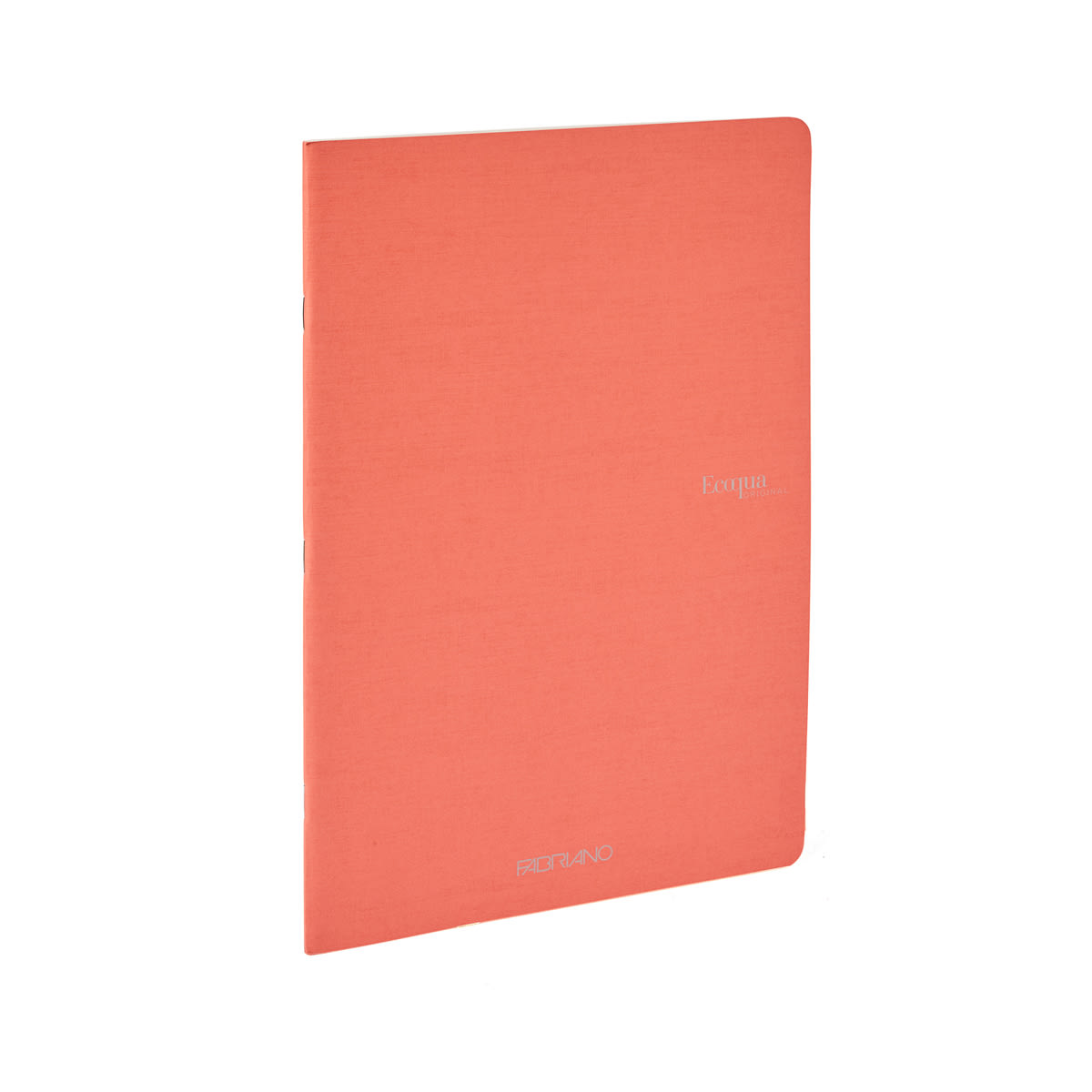Fabriano EcoQua Original Staple-Bound Notebook, 8.3 in x 11.7 in, A4, Lined, 40 Sheets, Flamingo