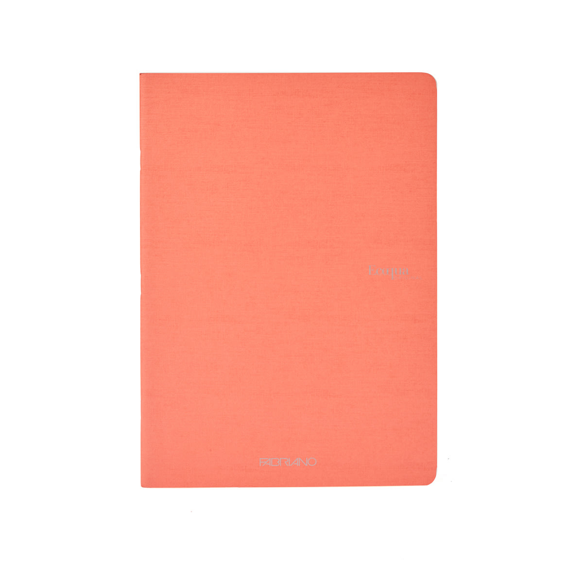 Fabriano EcoQua Original Staple-Bound Notebook, 8.3 in x 11.7 in, A4, Lined, 40 Sheets, Flamingo