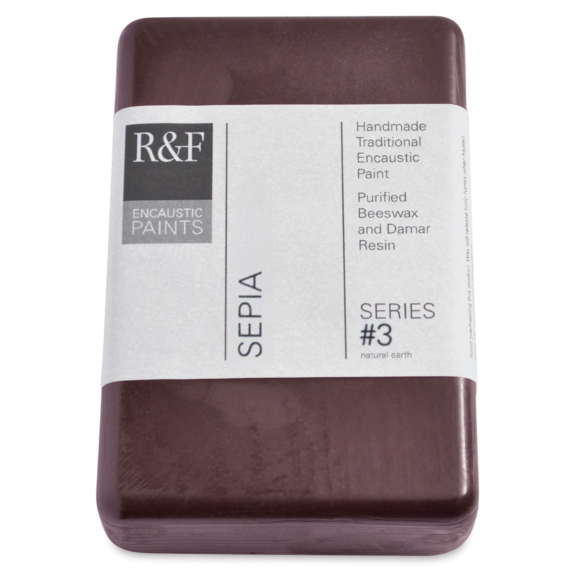 R&F Encaustic Paint Cake Sepia 333 ml