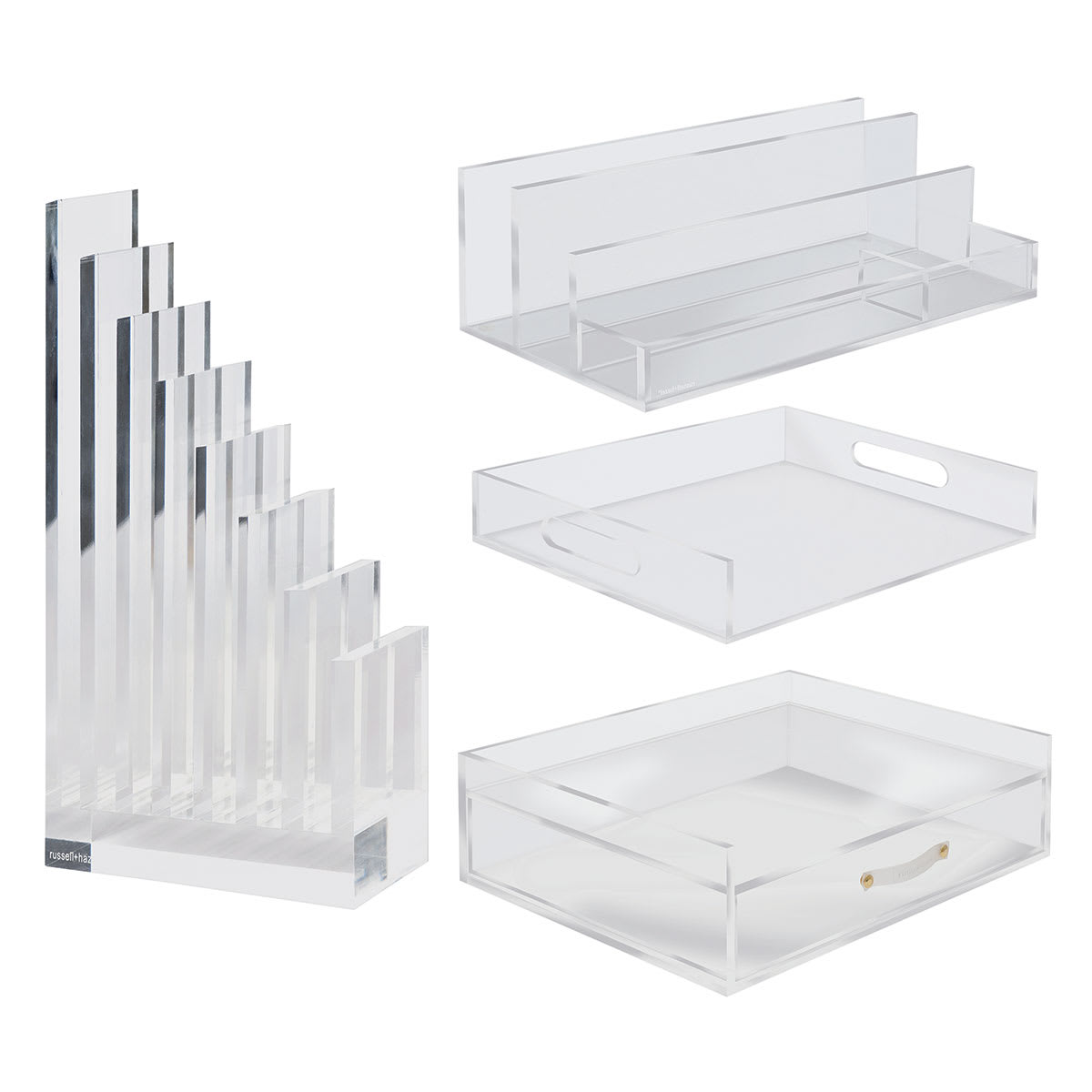 Russell and Hazel Acrylic Desk Accessories