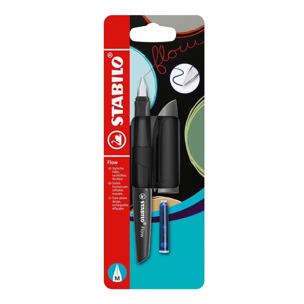 Flow Fountain & Ballpoint Pen Active Black - Active