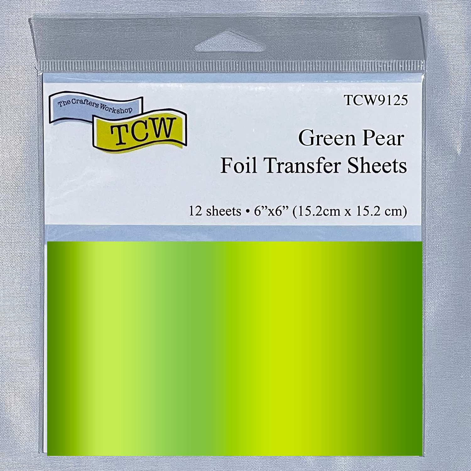 Crafter's Workshop 6" x 6" Foil Transfer Sheets Green Pear