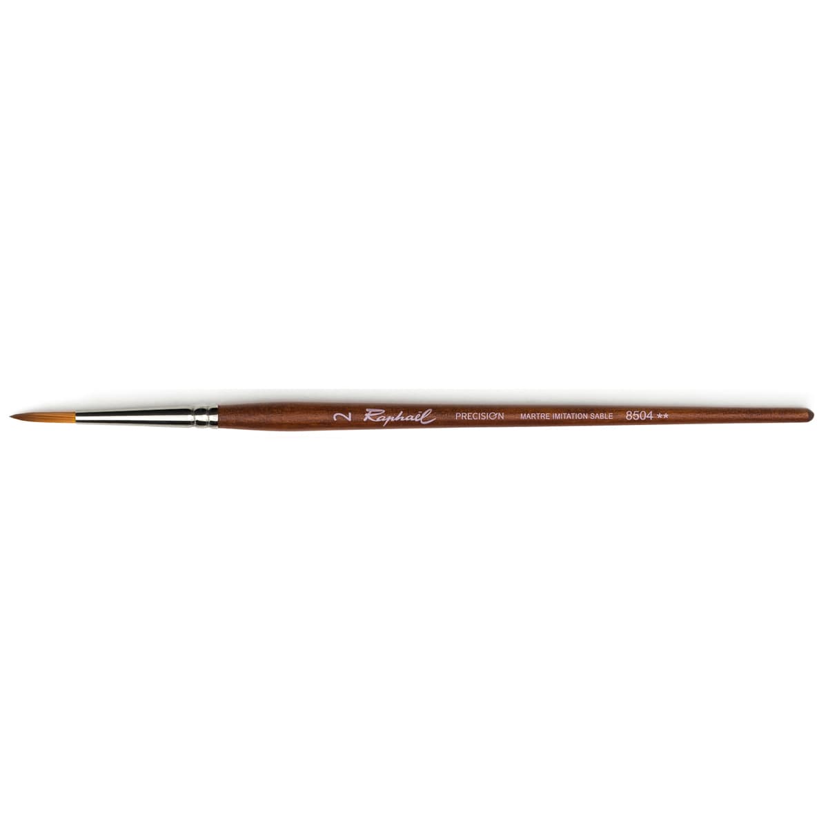Raphael Essentials Acrylic & Watercolor Brush Set, Watercolor, 2-Brush Set, For Details, Precision Round 2 & 6