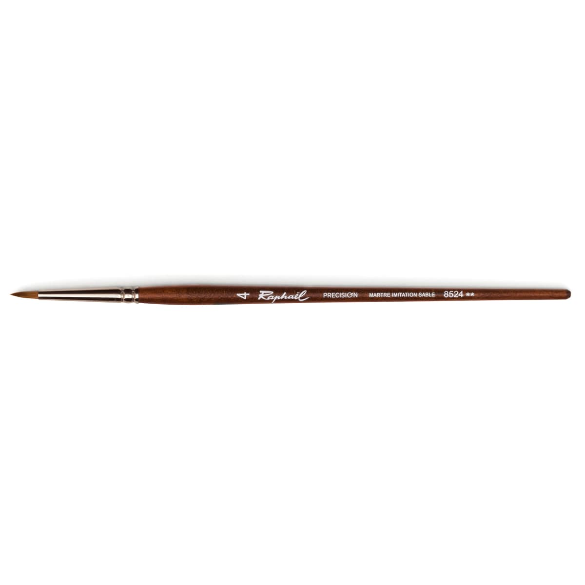 Raphael Essentials Acrylic & Watercolor Brush Set, Watercolor, 3-Brush Set, For Details, Precision Liner 4, Angular 6, & Short Round Pointed 4