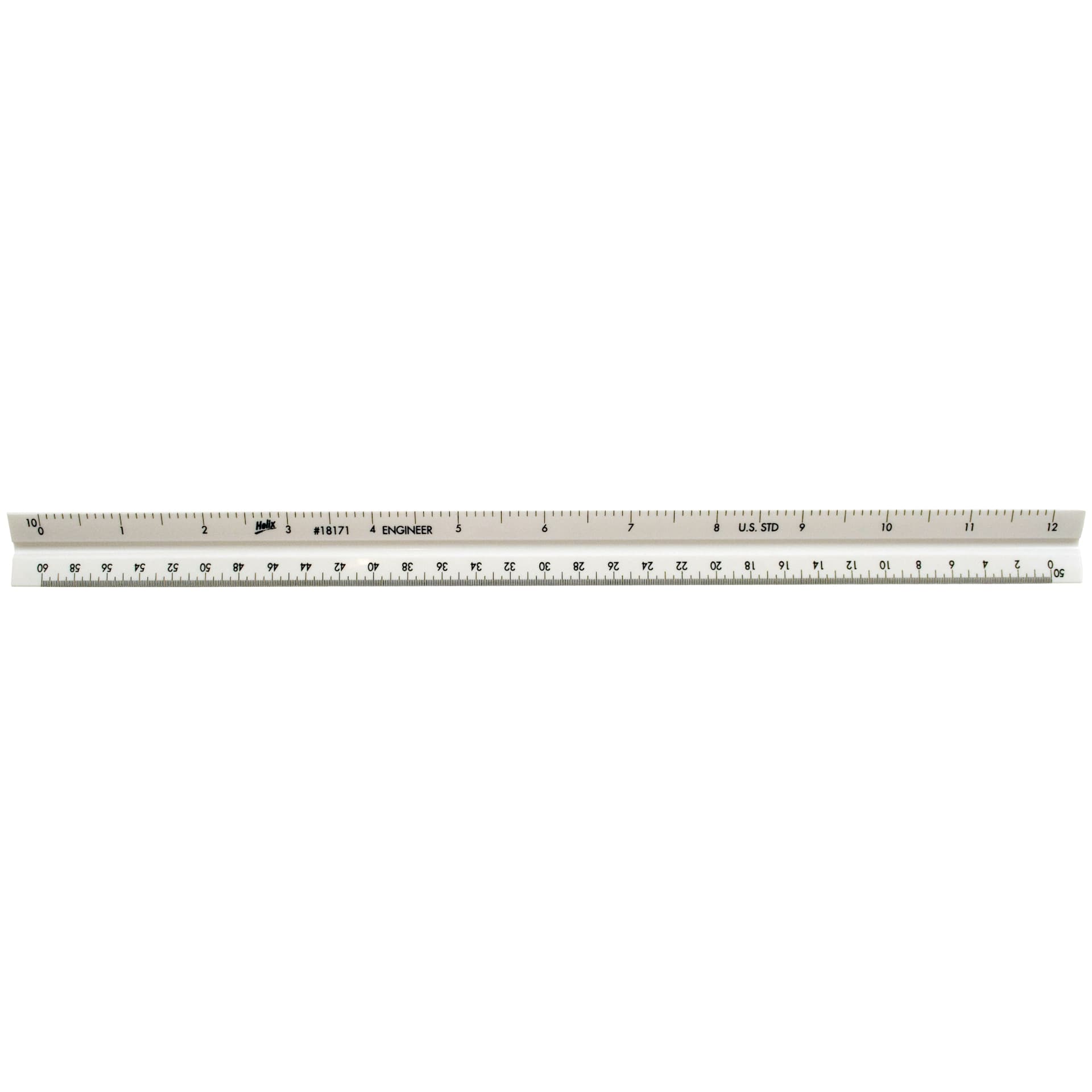 Helix Engineering Triangular Scale, 12"