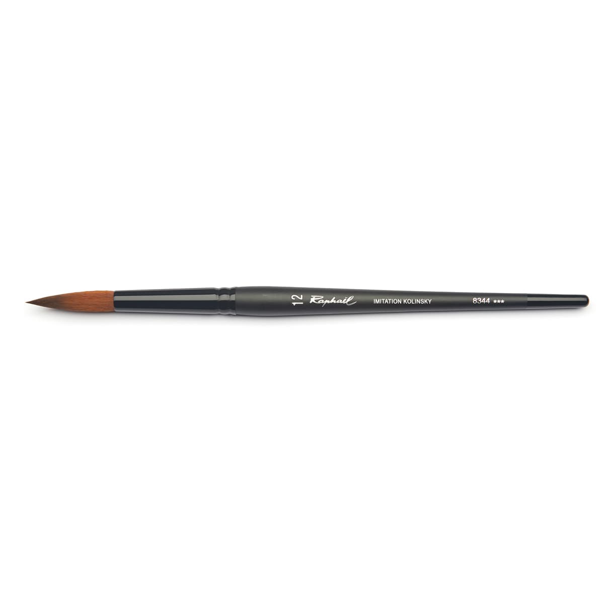 Raphael Stradivarius Synthetic Kolinsky Watercolor Brush, Round, 12