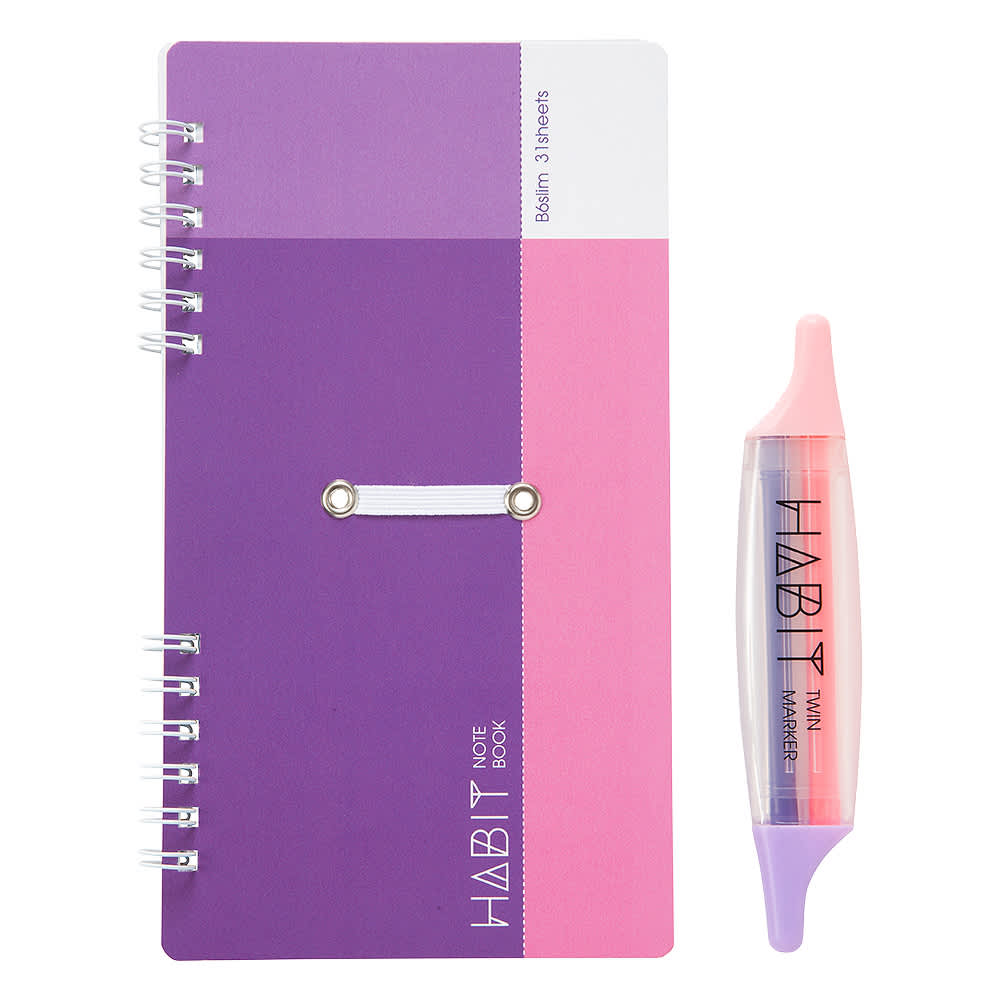 Nakabayashi Notebook 3.94" x 7.17" (B6 Slim) - Red