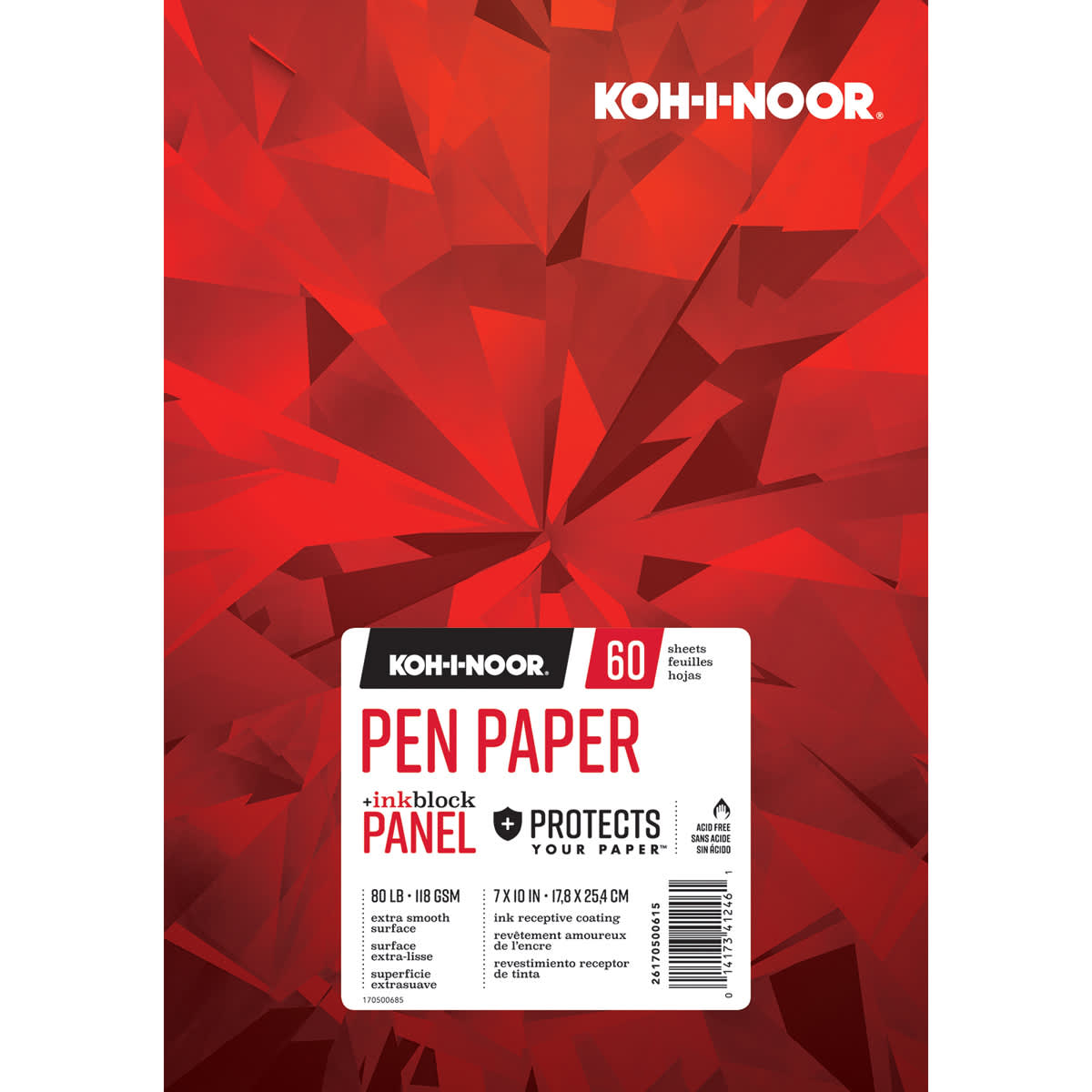 Koh-I-Noor Pen Paper Pad, 60 Sheets, 7 in x 10 in