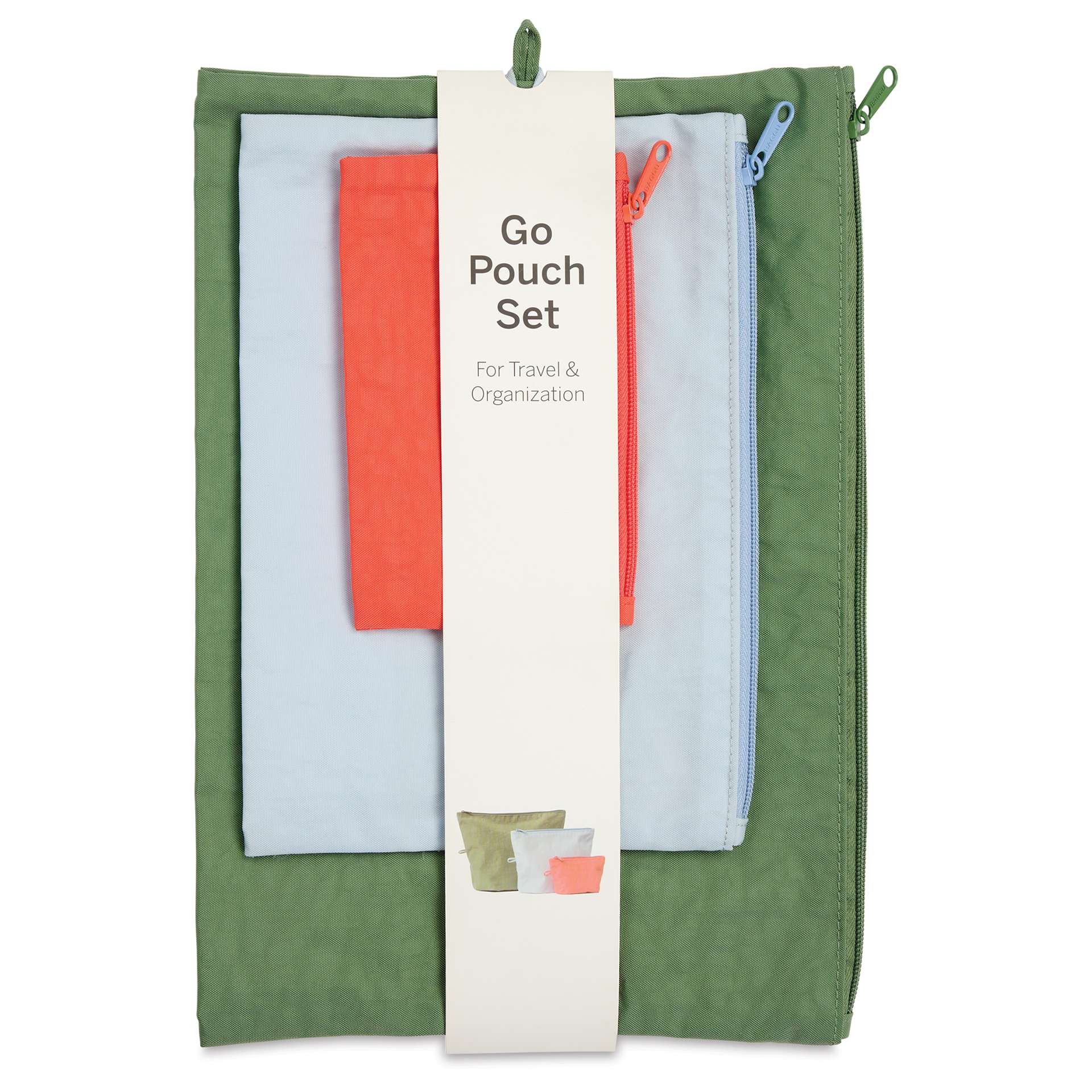 Baggu Go Pouch Set, in packaging
