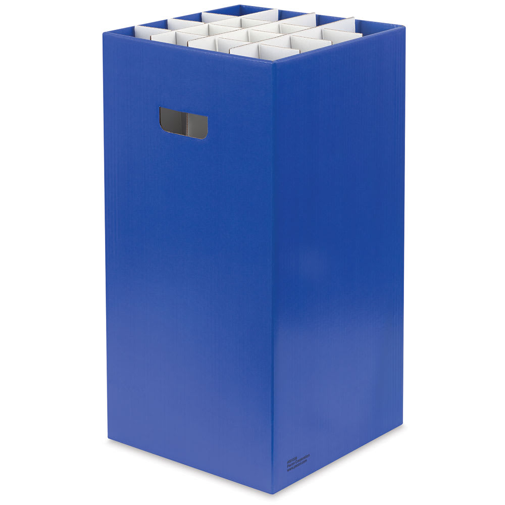 Paper & Roll Storage - Angled view of Storage Unit showing compartments

