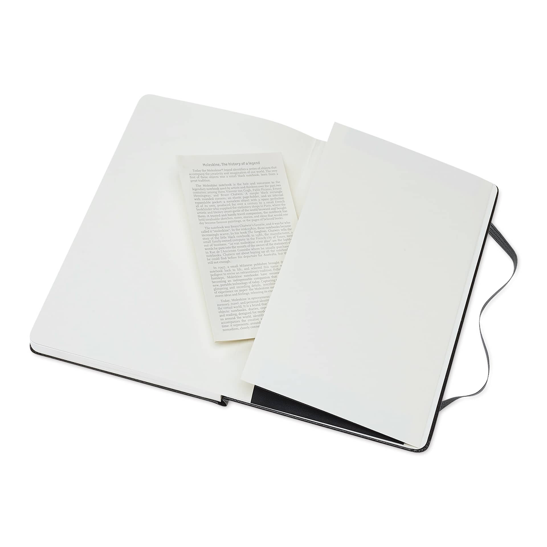 Moleskine Art Collection Watercolor Notebook- 8-1/4" x 5", 200 gsm (open to show back pocket)