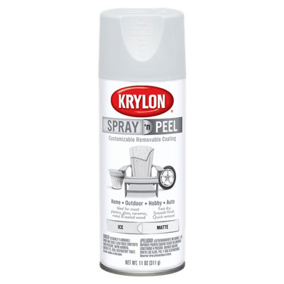 Krylon Spray N Peel, Matte Ice, 11 oz