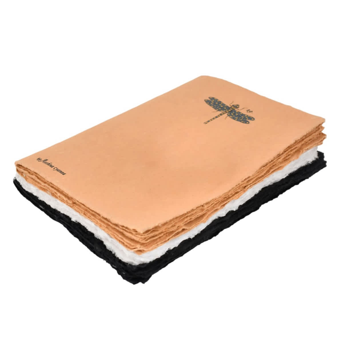 LAMALI Tresor Toned Soft-Cover Handmade Journal, 96 Pages, Tan