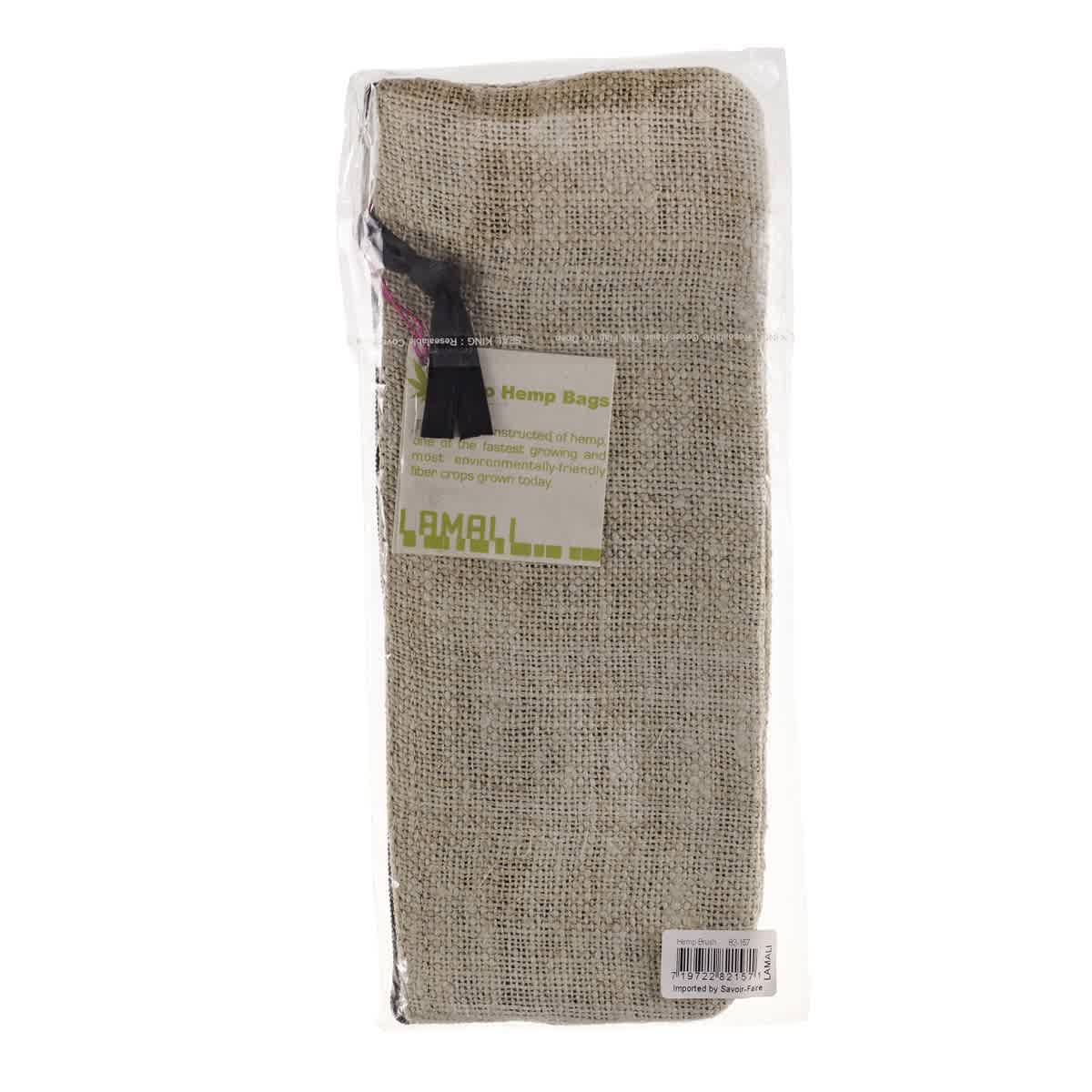Hemp Handmade Bags Brush Bag - 4" x 11"