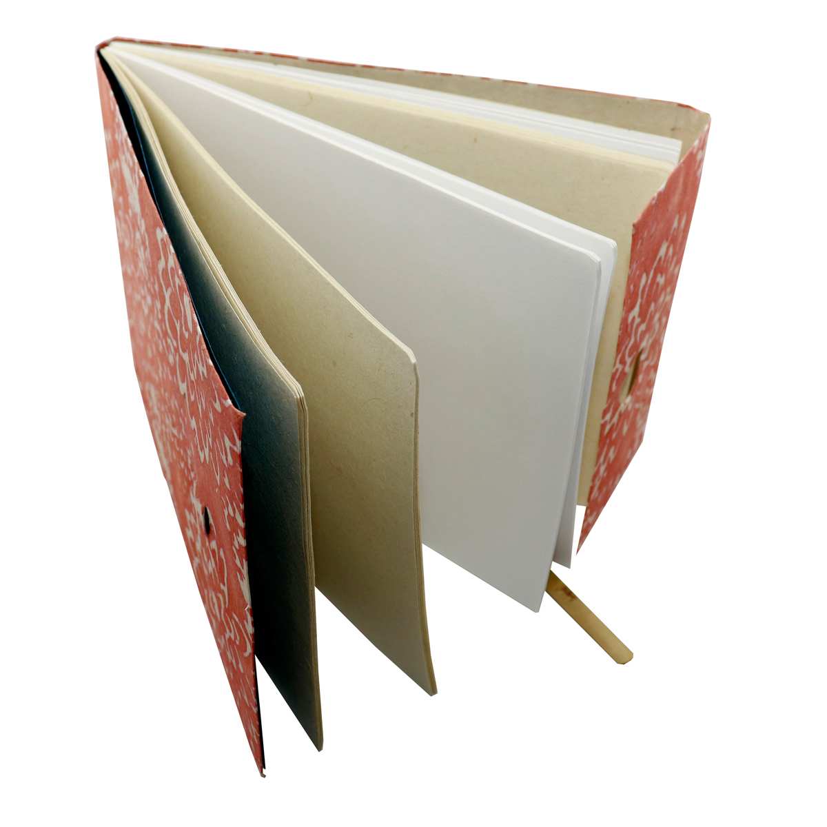 LAMALI Gargi Soft-Cover Handmade Journal, 5.9 in x 8.7 in, 96 Pgs./Bk., Rose Batik