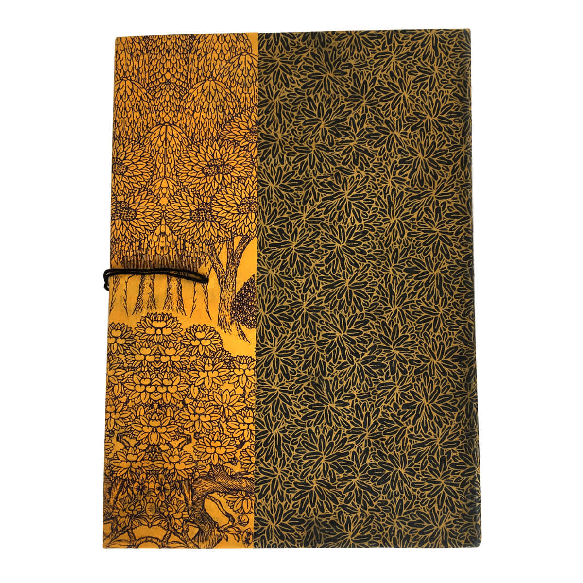 LAMALI Wanderer Hard-Cover Handmade Journal, 5.9 in x 8.3 in, 164 Pgs./Bk., Gold-Brown
