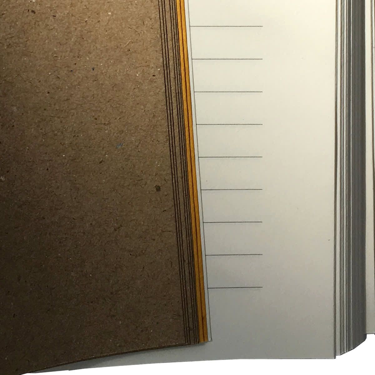 LAMALI Wanderer Hard-Cover Handmade Journal, 5.9 in x 8.3 in, 164 Pgs./Bk., Gold-Brown
