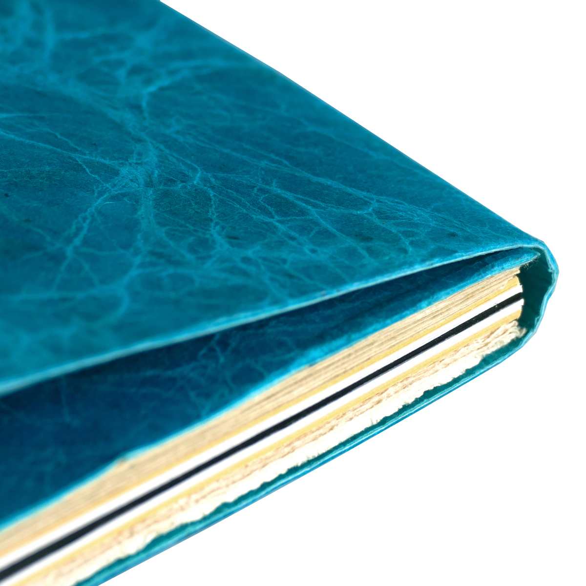 LAMALI Bondo Soft-Cover Handmade Journal, 4.3 in x 5.9 in, Blue