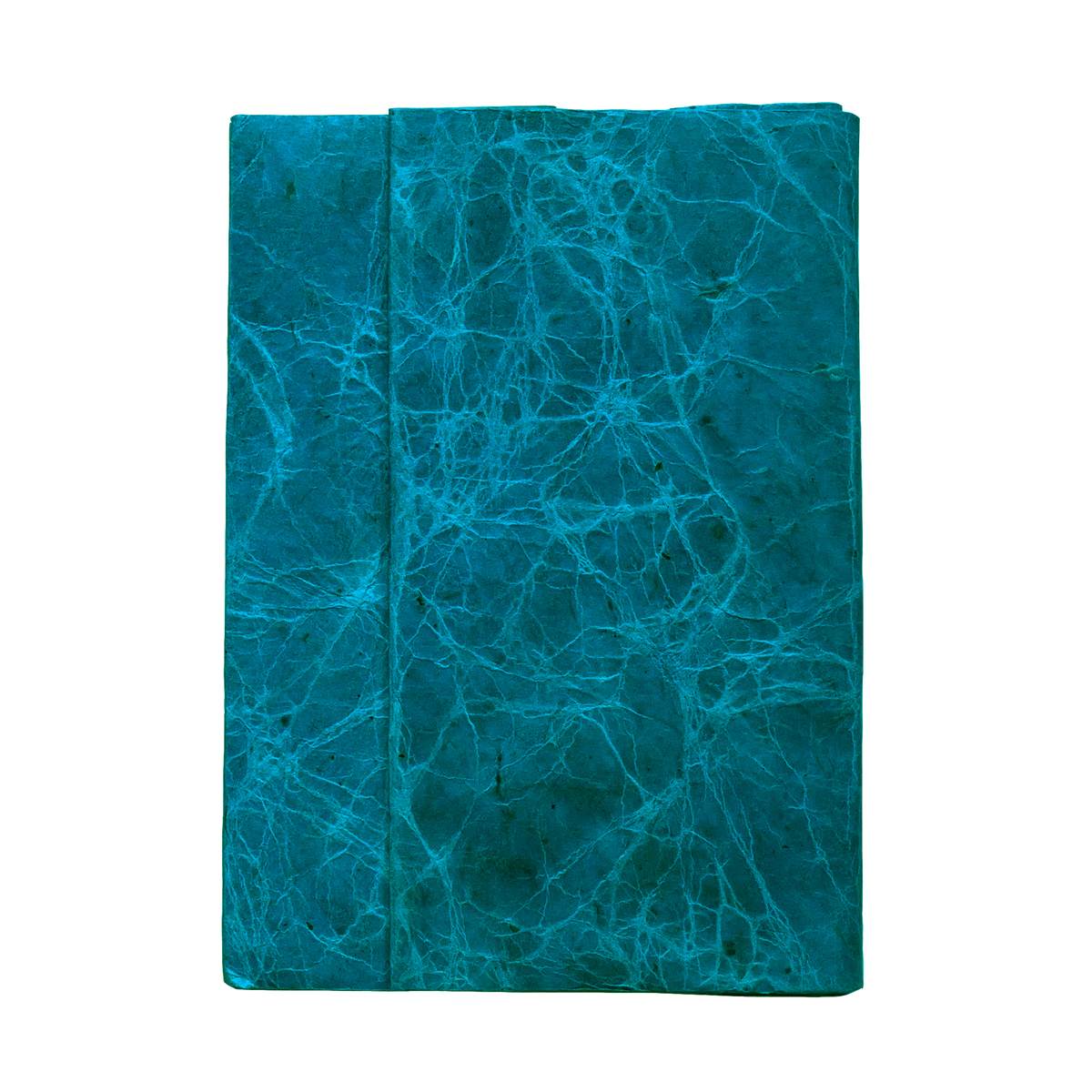 LAMALI Bondo Soft-Cover Handmade Journal, 4.3 in x 5.9 in, Blue