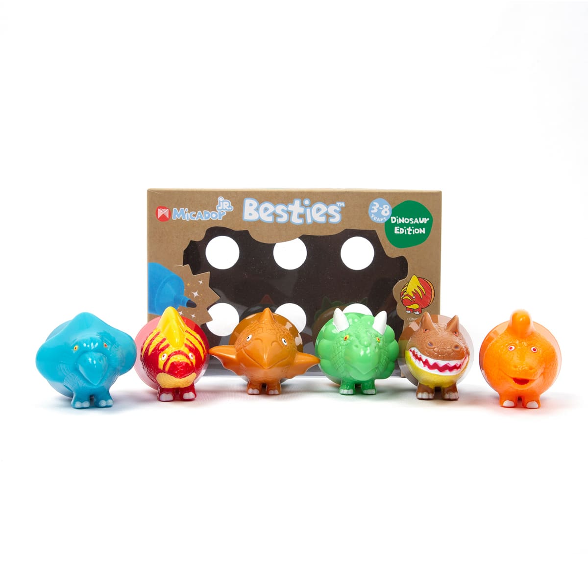 Besties Marker Mates Dino - 6/Pkg.
