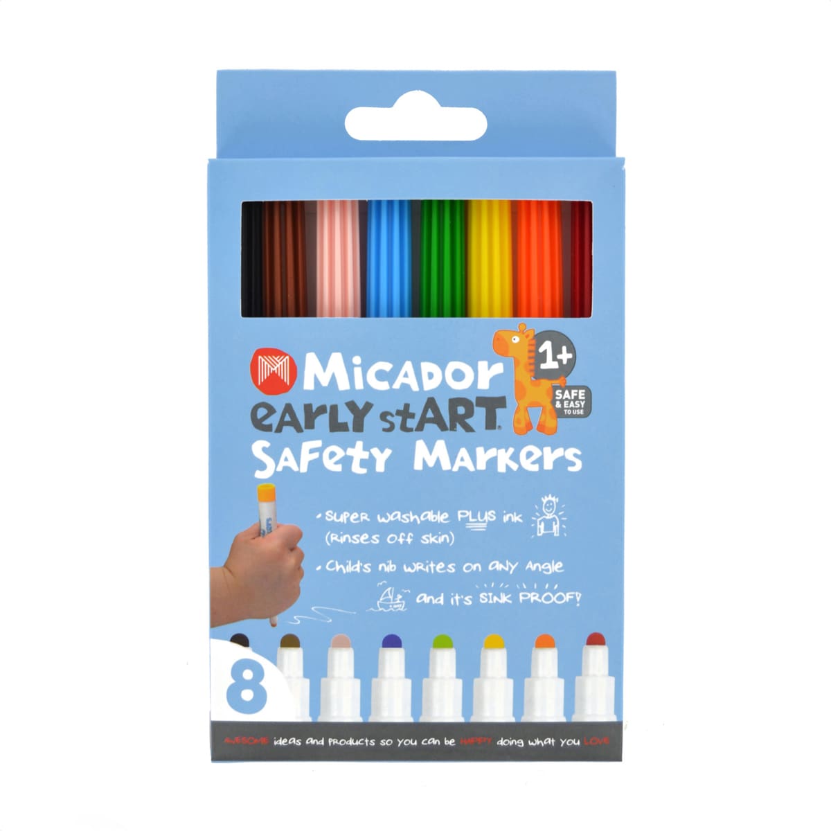 Safety Markers 8-Color Pack 8-Color Pack