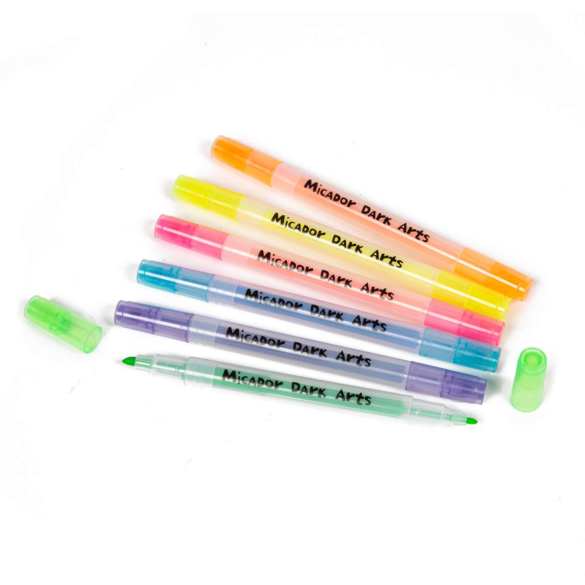 Neon Glow Scented Highlighters 6-Color Set