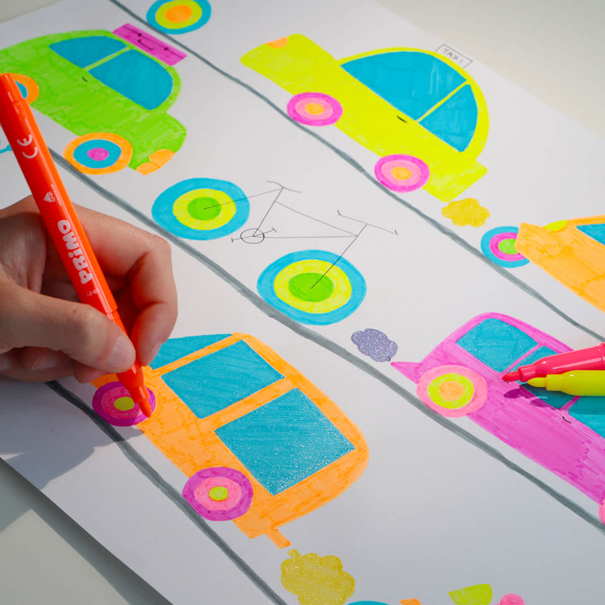 Jumbo Marker Set 12-Colour Set