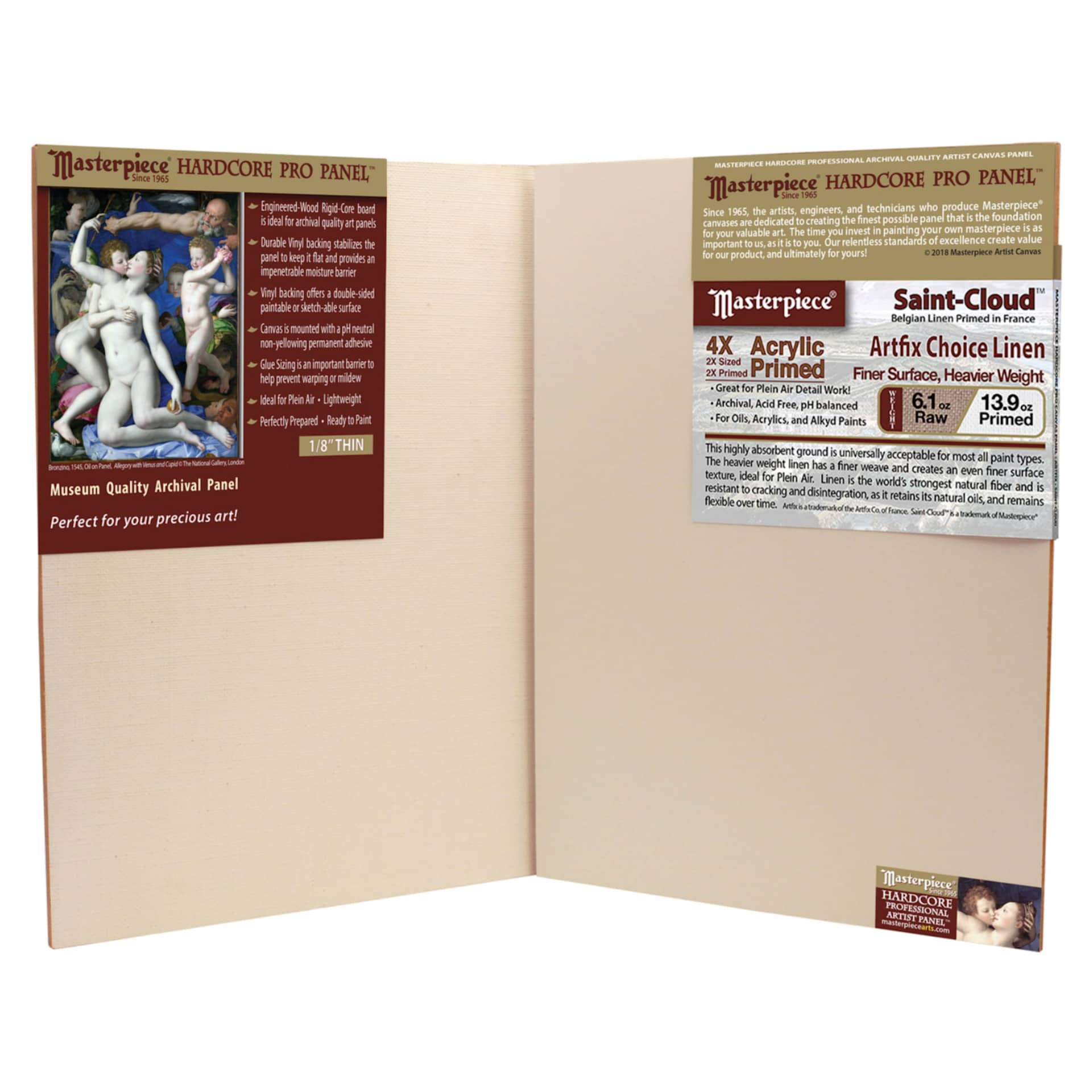 Masterpiece Professional Canvas Panel, 16" x 20"