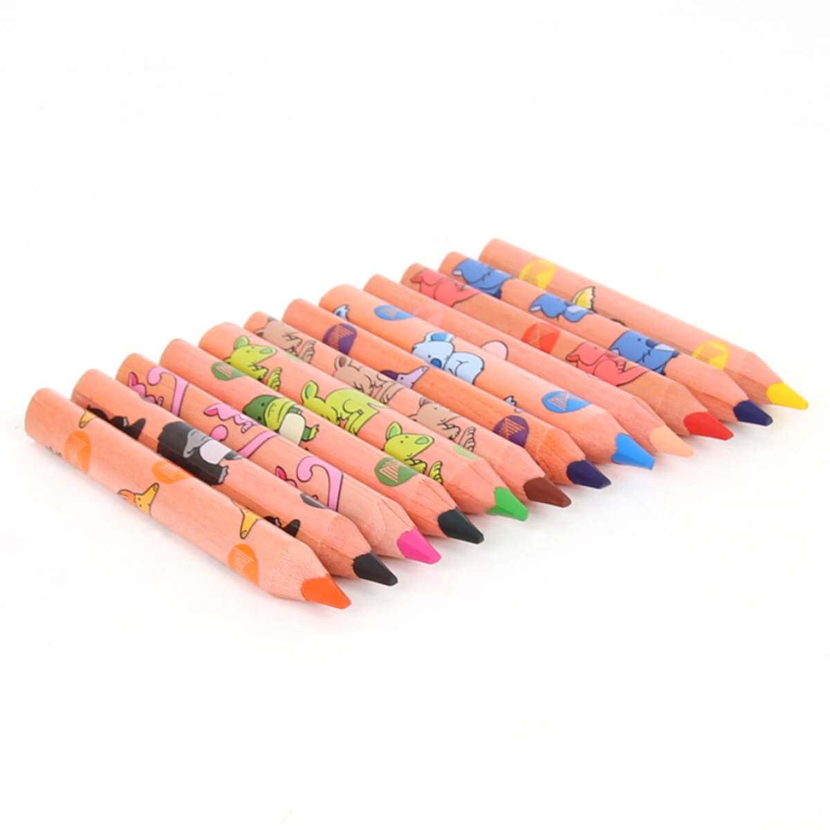 Triangle Colored Pencil Purse Pack 18-Piece Pack