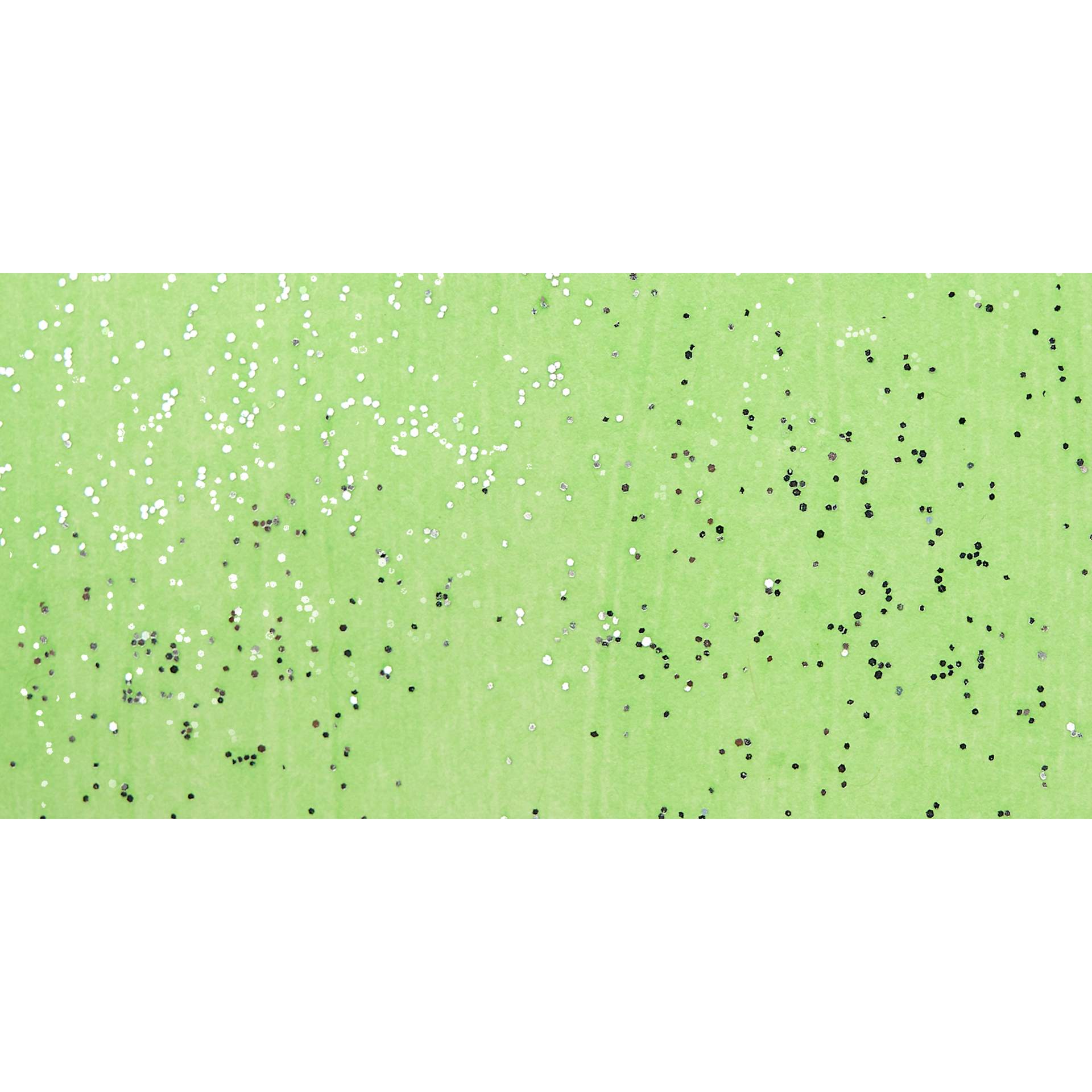 Abroli MonsterColor Washable Tempera Paint - Green Glitter, swatch