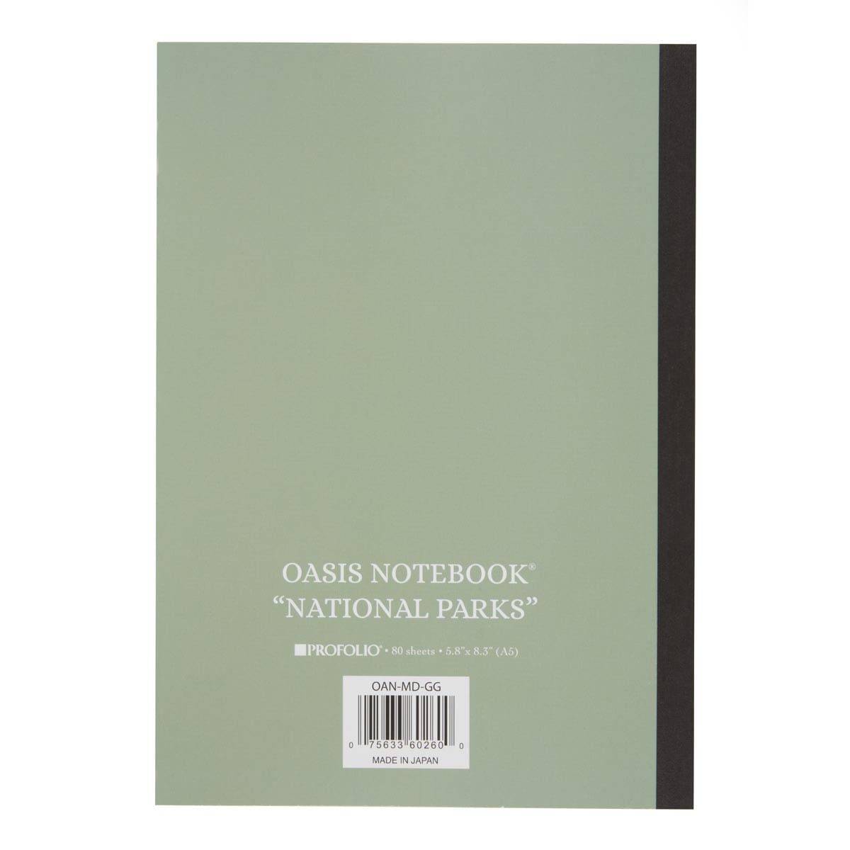Oasis National Park Notebook Golden Gate