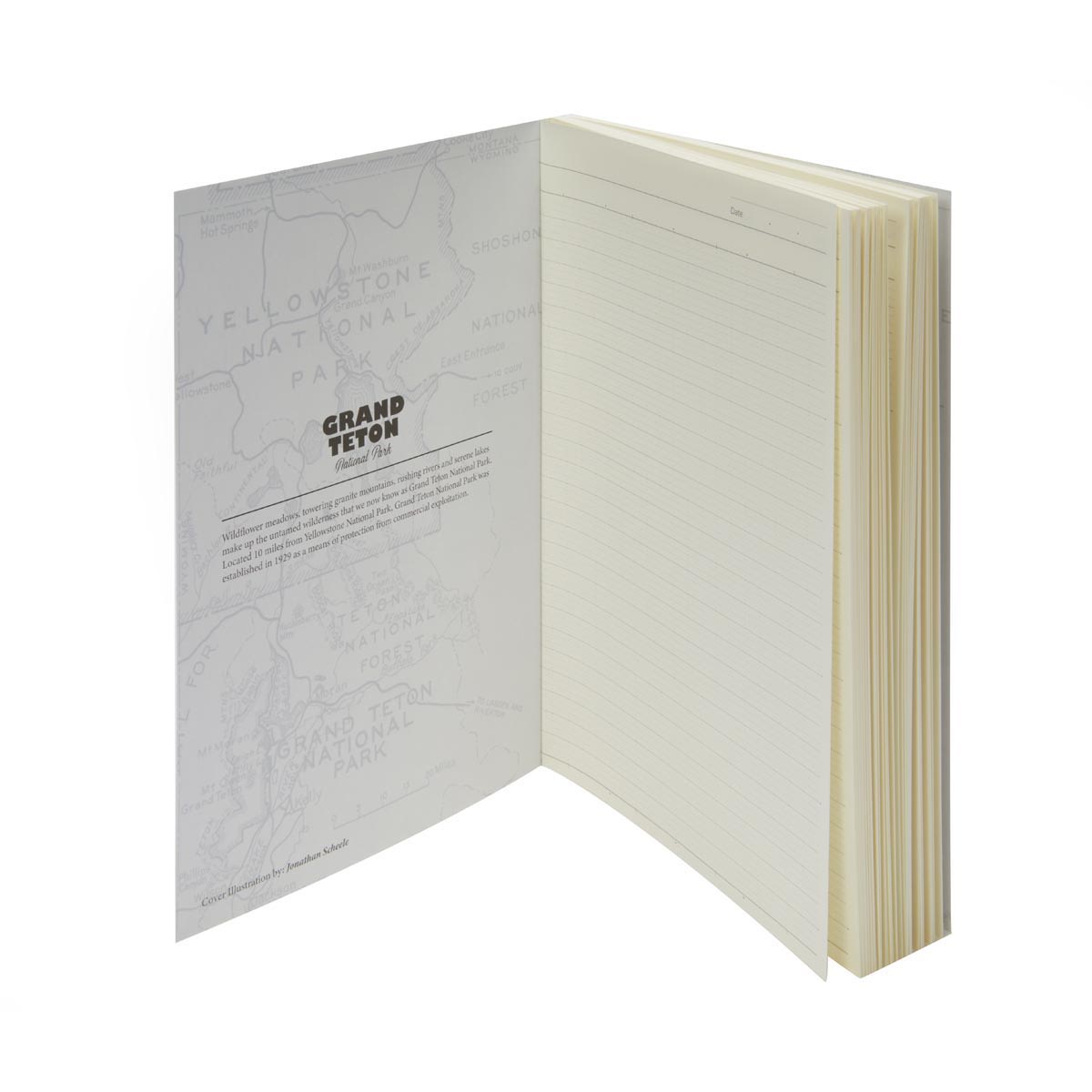 Oasis National Park Notebook Grand Teton