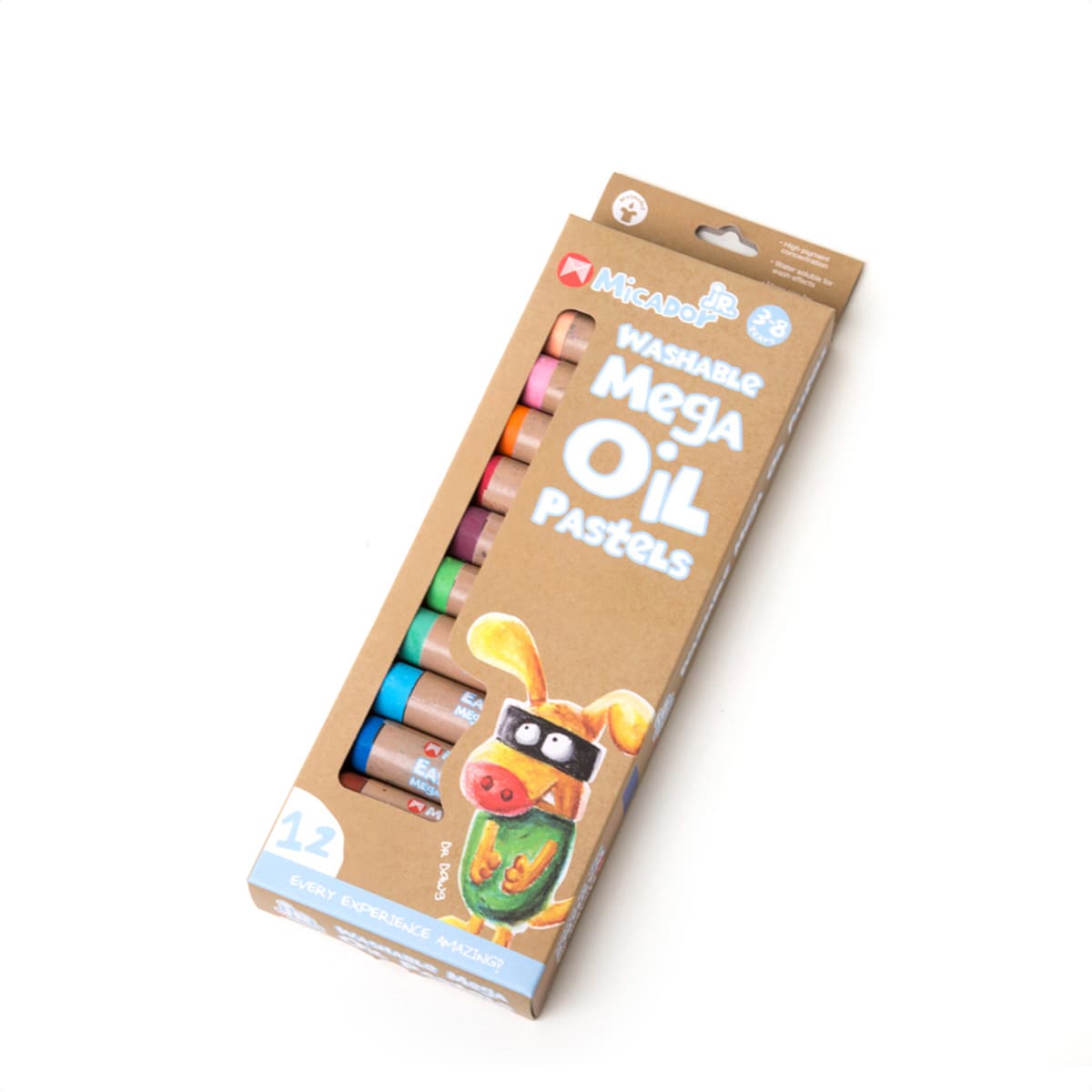 Easy Wash Mega Oil Pastel Sets 12-Color Set