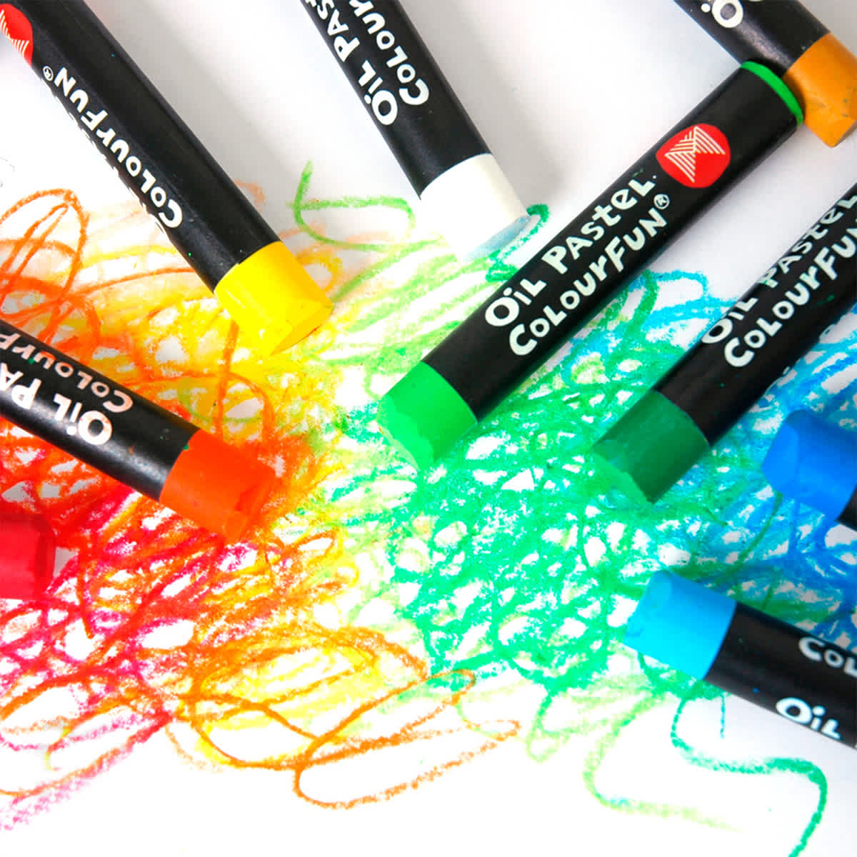 Easy Wash Mega Oil Pastel Sets 12-Color Set