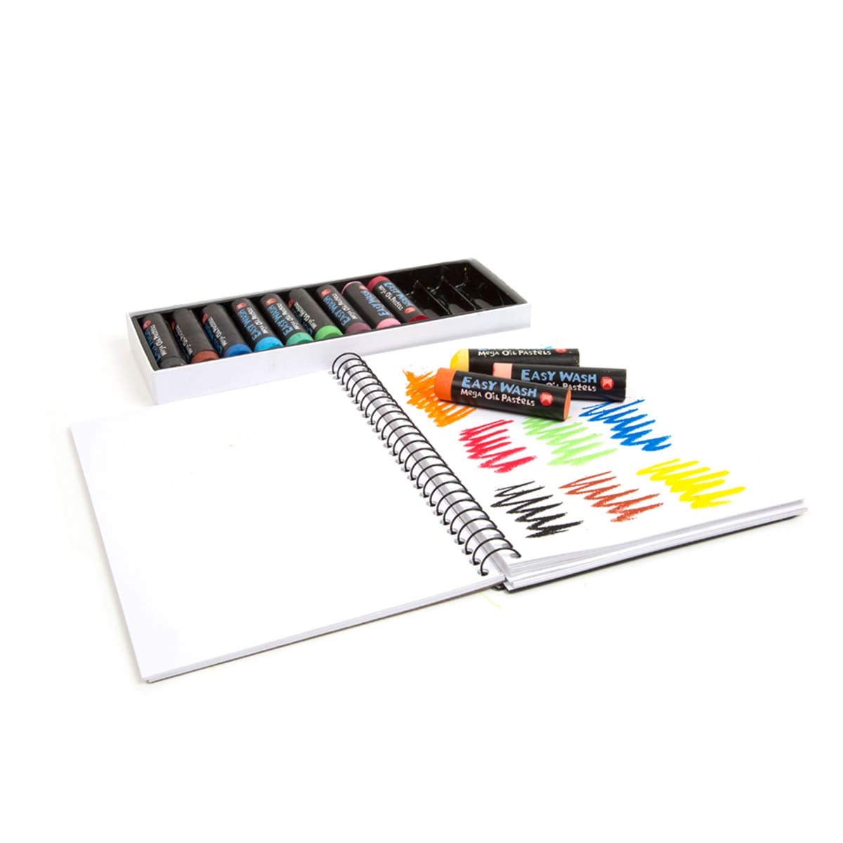 Easy Wash Mega Oil Pastel Sets 12-Color Set
