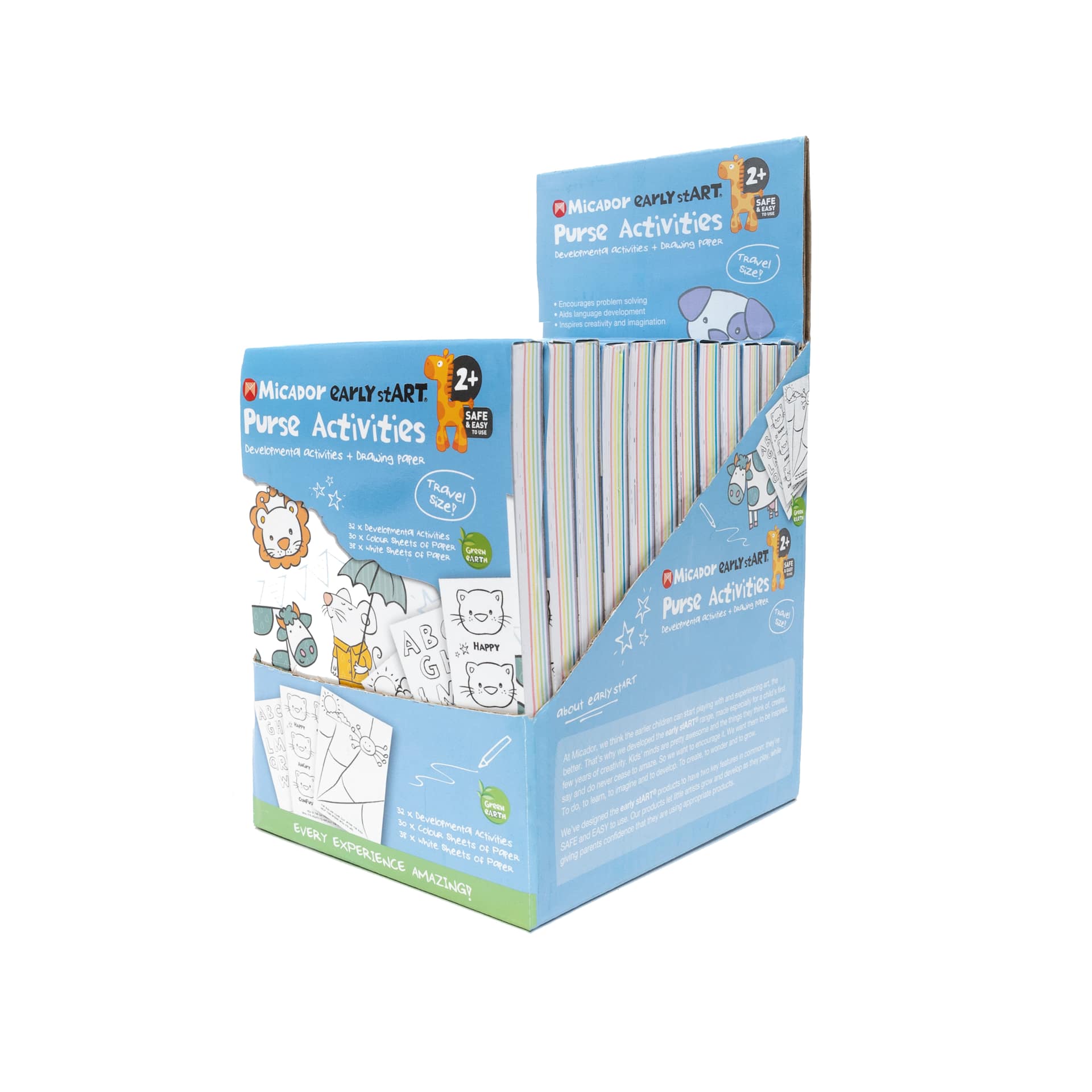 Micador early stART Activity Pad, 12-Piece P.O.P.