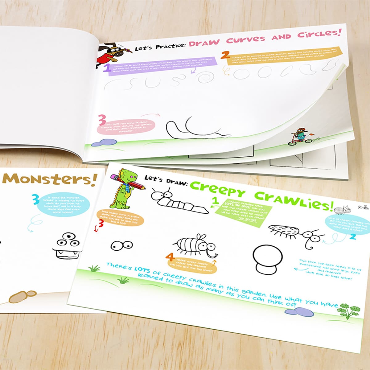 Micador jR. Drawing Activity Pad, Learn to Draw Activity Pad