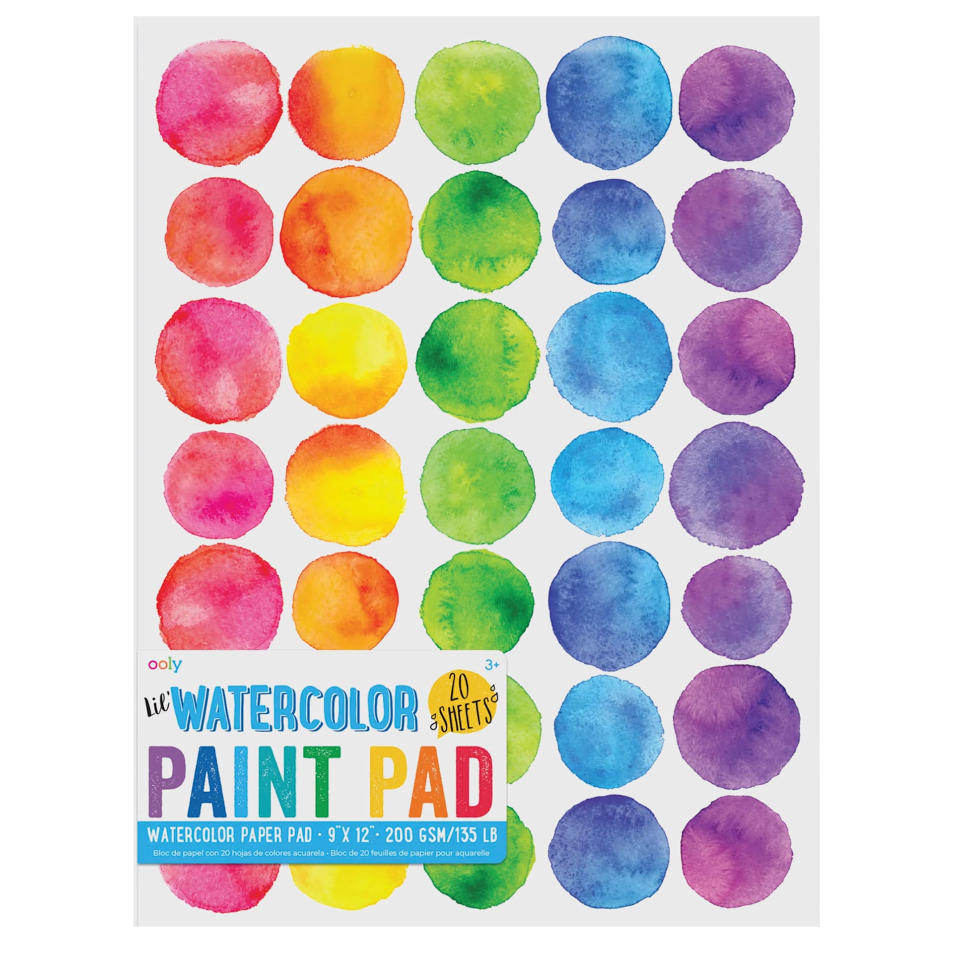 OOLY Watercolor Pad - 9" x 12"