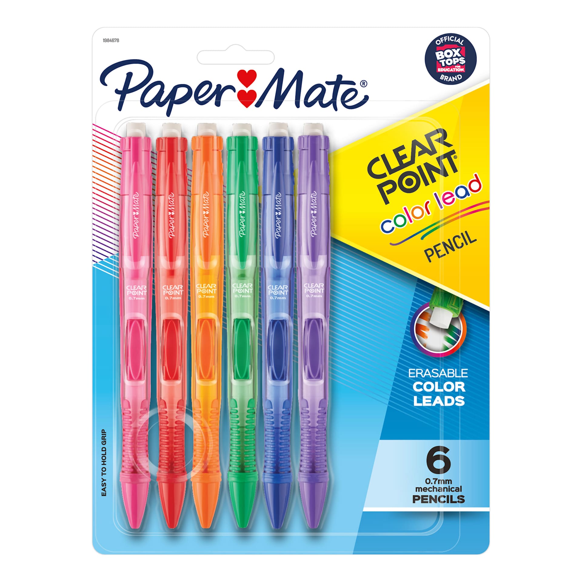 Paper Mate Mechanical Pencil Set of 6, Assorted Colors