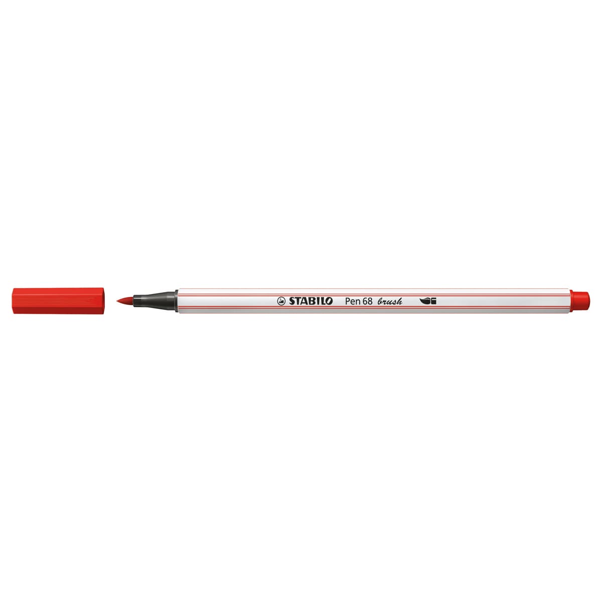 Pen 68 brush Carmine