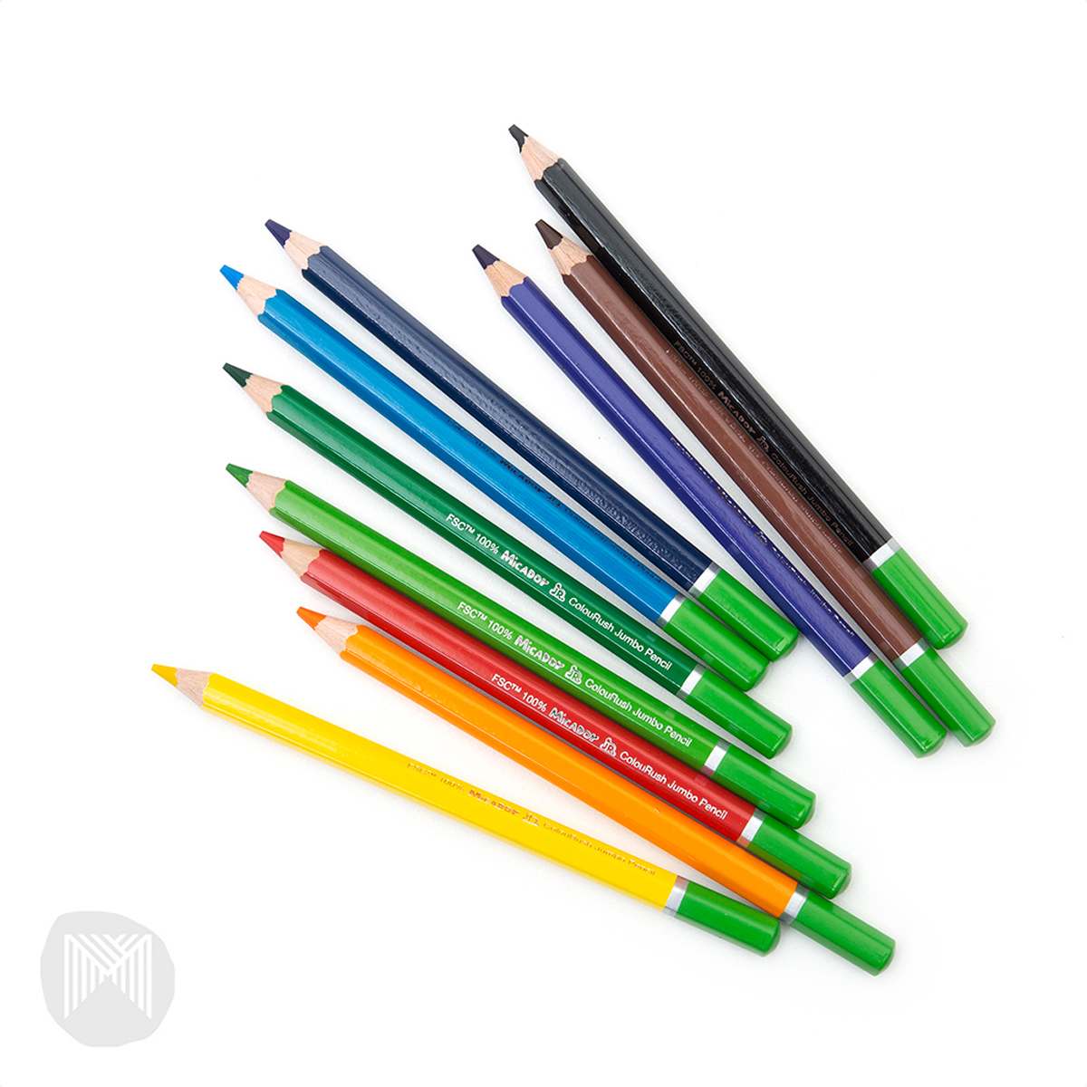 ColouRush Jumbo Pencils 10-Color Pack 10-Color Pack