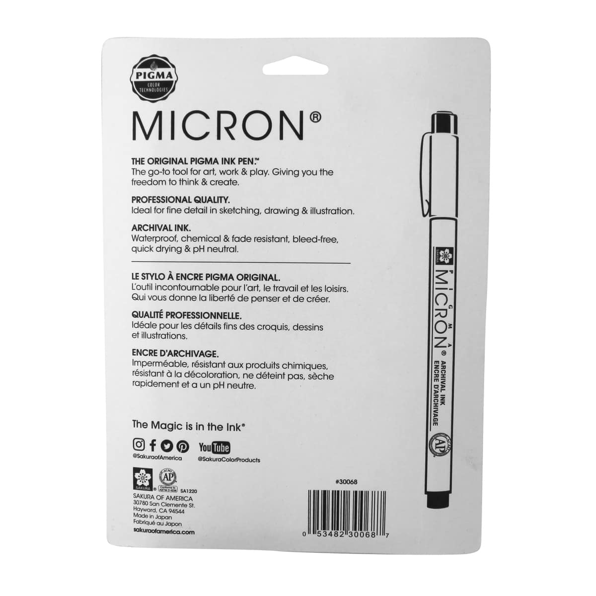 Pigma Micron Pen Sets 8-Color 01 Set