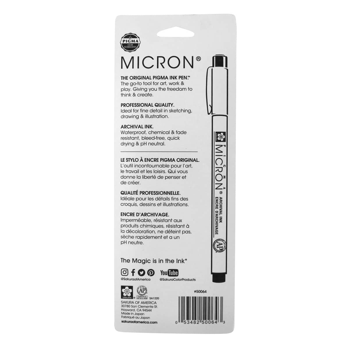 Pigma Micron Pen Sets 3-Pen Set (005, 02, 08)