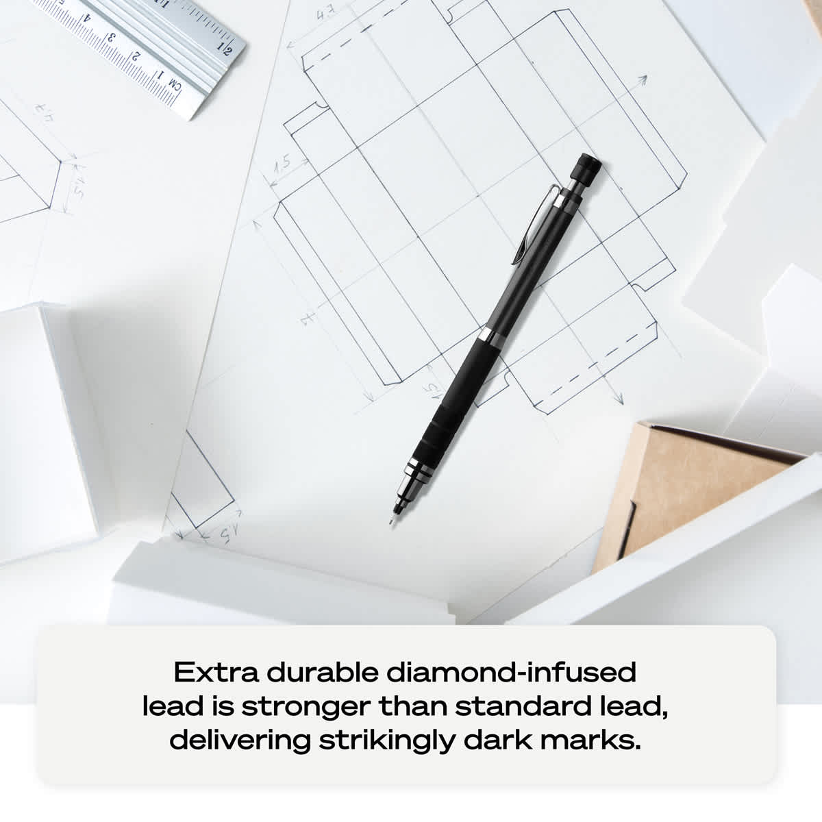 Kuru Toga Elite Mechanical Pencil Starter Kits Gun Metal