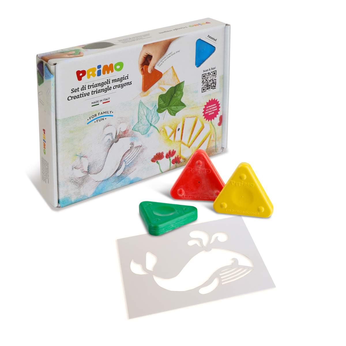 Wax Triangle Crayon Activity Kit 14-Piece Kit
