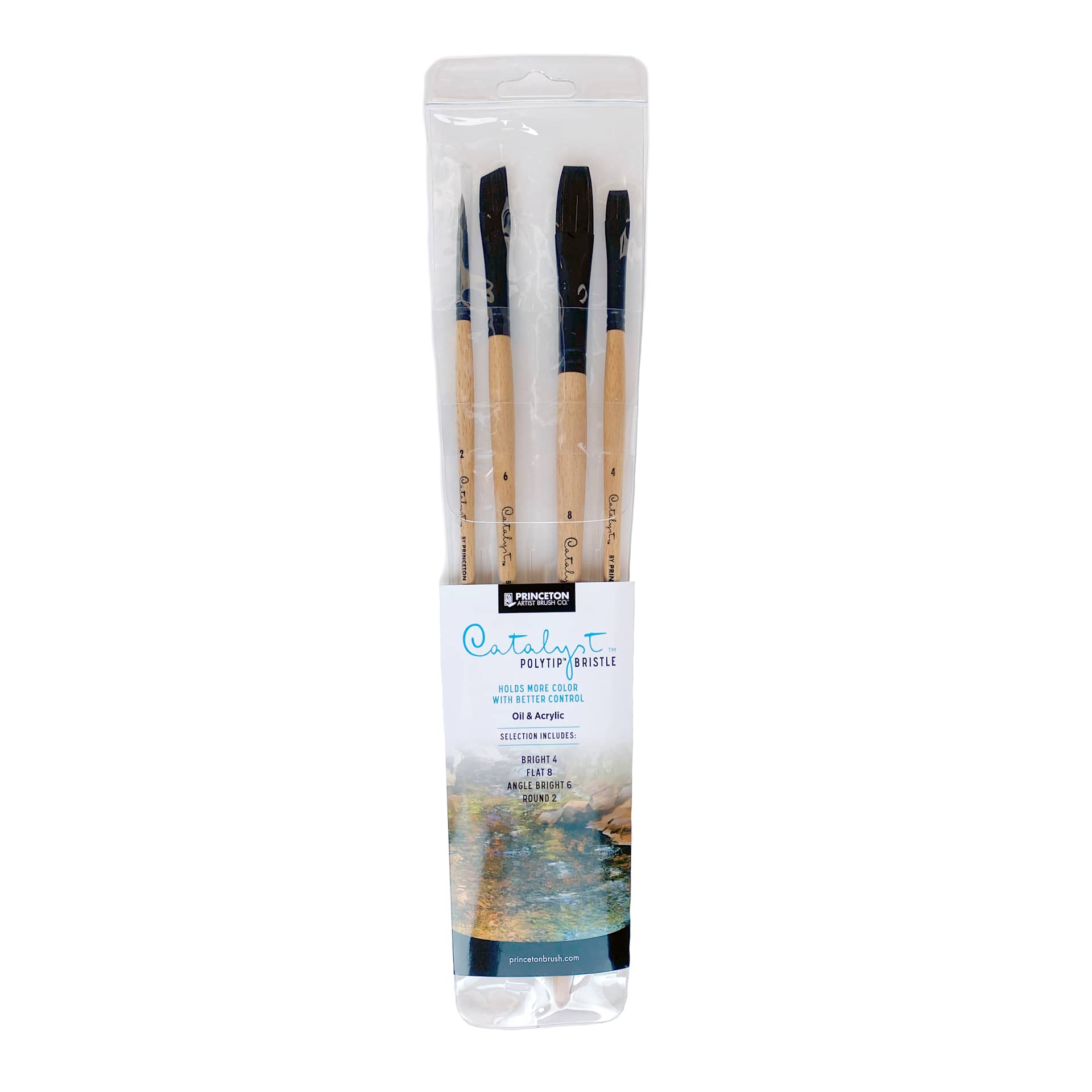 Princeton Catalyst Polytip Synthetic Bristle Set of 4